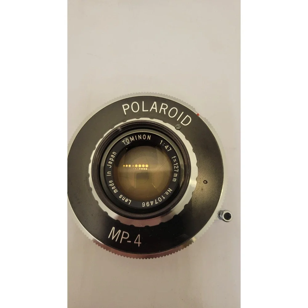 Polaroid MP-4 Tominon 127mm f/4.7 Lens Copal Shutter Clean Glass Working